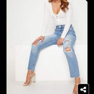 Pretty Little Thing Mom Jeans New with Tags!!